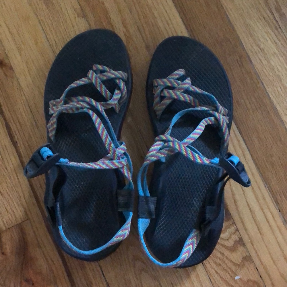 Rainbow Chacos in great condition!